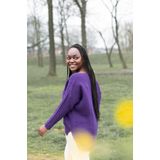 Knit Factory - Kylie - Pullover - Aubergine - Wol