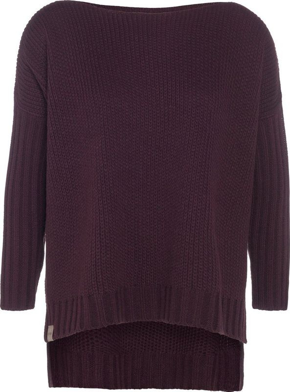 Knit Factory - Kylie - Pullover - Aubergine - Wol
