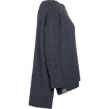 Knit Factory - Kylie - Gebreide Trui - Antraciet - Dames
