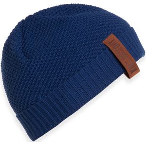 Knit Factory Jazz Gebreide Muts Heren & Dames - Beanie hat - Kings Blue - Warme donkerblauwe Wintermuts - Unisex - One Size