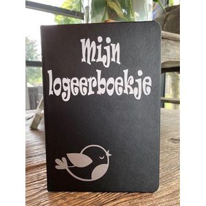 Logeerboekje vogeltje / kraamcadeau / logeren / notitieboek