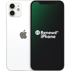 Renewd iPhone 12 Mini (64 GB, Wit, 5.40"", 12 Mpx, Dubbele SIM, A / Als nieuw), Tweedehands mobiele telefoons, Wit