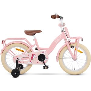 SJOEF Classic Meisjesfiets 16 inch - Roze