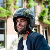 VINZ Como Jethelm ECE 22.06 goedgekeurde Scooterhelm | Scooter Helm Snorfiets | Motorhelm - Mat Zwart