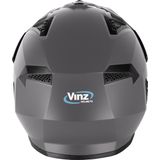 VINZ Kioto Streetfighter Helm / Jethelm / Scooterhelm / Motorhelm Titanium