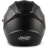 VINZ - Vigo - Integraalhelm - Mat Zwart - ECE 22.06 Goedgekeurd - Lichtgewicht 1500 gram