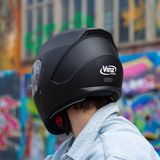 VINZ - Vigo - Integraalhelm - Mat Zwart - ECE 22.06 Goedgekeurd - Lichtgewicht 1500 gram