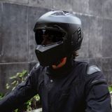 VINZ Shuto Streetfighter Helm / Jethelm / Scooterhelm / Motorhelm Mat Zwart