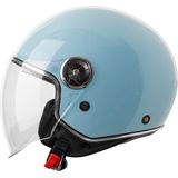 VINZ - Arenas - Jethelm - Licht Blauw - ECE 22.06 goedgekeurd - Lichtgewicht 1200 gram