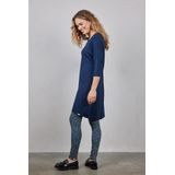 Jurken - Donkerblauw - Viscose en Elasthan