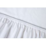 Topper-Spannbettlaken Kayori Saiko Weiß (Jersey)-80 x 220 cm