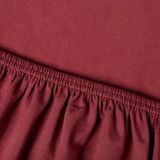Topper-Spannbettlaken Kayori Saiko Rot (Jersey)-80 x 220 cm