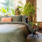 Kayori - Morian - Dekbedovertrek - Groen - Hennep - 1-Persoons