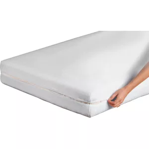 Velfont Matrasbeschermer met temperatuurregulerende hoeken, Outlast van 100% katoen, tweepersoonsbed 160 x 190/200 cm