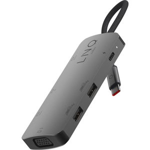 LINQ 7IN1 USB-C HDMI Adapter Triple Display MST