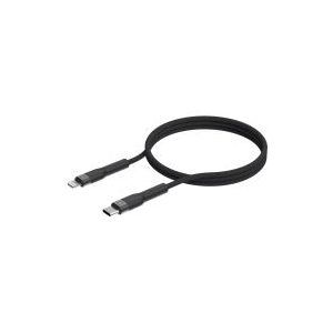 LINQ byELEMENTS LQ48031 USB-C to Lightning PRO Cable, Mfi Certified 2m, Schwarz, USB C, Lightning, 2 m, Männlich, Männlich