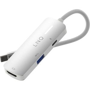 Linq Usb-c/hdmi Adapter 3-in-1 622690 Zilver