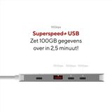 Linq Lq49051 Hub - HDMI 2.0 - 1x Poort - 140W USB-C PD - 1x USB-A 3.2 Gen 2