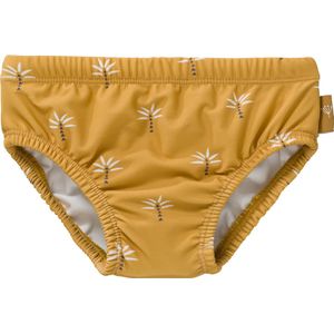 Fresk UV Zwembroek - 62/68 - Ruimte voor Zwemluier - UPF 50 - Dubbel Gevoerde Zwemkleding - Rekbaar - Aansluitende Pasvorm - Badkleding voor Jongens - Palmtree Ochre