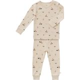 Fresk - Pyjama - 2-delig - Zandkleurig - Biologisch Katoen - Rabbit Sandshell