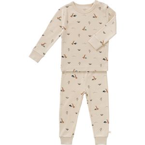 Fresk - Pyjama - Zandkleurig - 2-delig - Biologisch Katoen