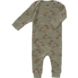 Fresk - Deer Olive - Boxpakje zonder Voeten - Olijfgroen - Biologisch Katoen