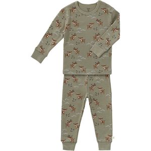 Fresk 2-delige pyjama Deer Olive