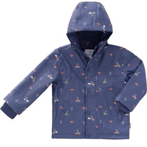 Fresk Regenjas van Gerecycled Polyester Blauw