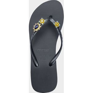 Uzurii dames slipper met hak 3 Switch Black Black