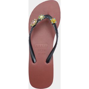 Uzurii dames slipper met hak 3 Switch Red