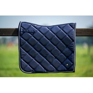HB Showtime Zadeldek Dressuur Glitter met St-logo - maat Full - Navy