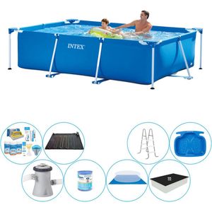 Frame Pool Rechthoekig 260x160x65 cm - Deluxe Zwembad Pakket