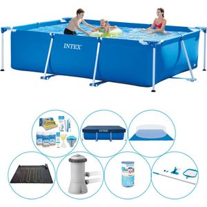 Intex Frame Pool Rechthoekig 300x200x75 cm - Zwembad Pakket