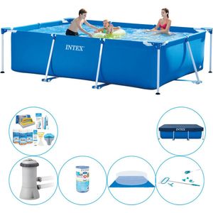 Frame Pool Rechthoekig 300x200x75 cm - Zwembad Met Accessoires