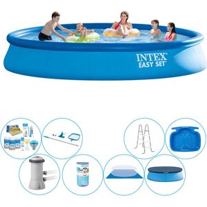 Alles in 1 Zwembad Pakket -  Easy Set Rond 457x84 cm