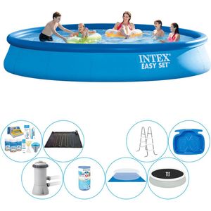 Deluxe Zwembad Set - Intex Easy Set Rond 457x84 cm