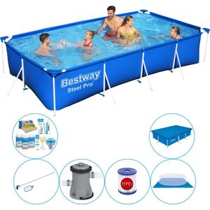 Zwembad Super Deal - Steel Pro Rechthoekig 400x211x81 cm