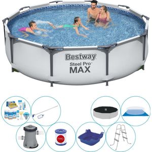 Steel Pro MAX Rond 305x76 cm - Deluxe Zwembad Deal