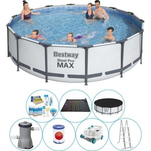 Steel Pro MAX Rond 427x107 cm - Zwembad Bundel