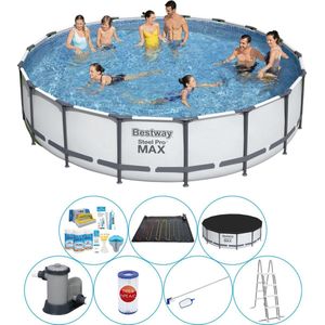 Steel Pro MAX Rond 549x122 cm - Zwembad Bundel