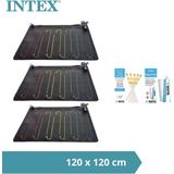 Intex - Zwembad verwarming - 3x Solarmat & WAYS Reparatieset en Teststrips