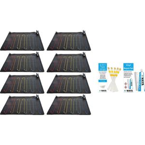 Zwembad verwarming - 8 stuks - Geschikt voor Intex en Bestway filterpompen & WAYS Reparatieset en Teststrips