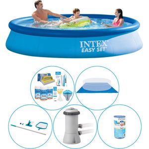 Easy Set Rond 366x76 cm - 6-delig - Zwembad Combi Deal