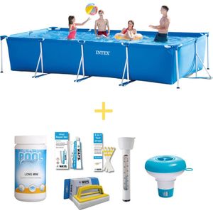 Intex Zwembad - Frame Pool - 450 x 220 x 84 cm - Inclusief WAYS Onderhoudspakket