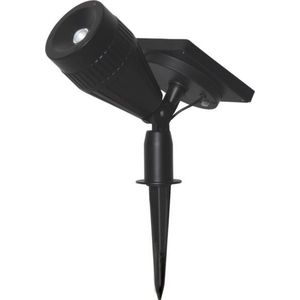 RTM Lighting Solar prikspot -Zwart -Warm Wit -15CM -Zonne-Energie