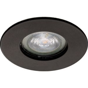 IP65 LED Inbouwspot | Merve - Rond Zwart - Warm Wit- Niet Dimbaar 2.7W- Philips