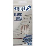 Shoeps - Elastische Veters - Wit - 28 Stuks - Geschikt Voor Sneakers En Sportschoenen