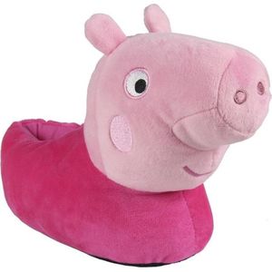 Peppa Big 3D sloffen/pantoffels voor kleuters - Kindersloffen/kinderpantoffels, maat: 29-30