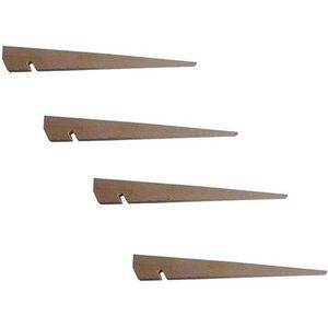 Grote houten tentharing 20x stuks 40 cm - Kamperen tenten artikelen - Tentharingen