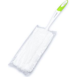 Microvezel radiatorborstel/verwarmingsborstel wit - Schoonmaakborstel/rager verwarming